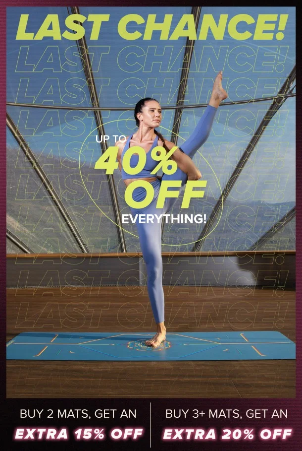 Last chance: up to 40% off everything