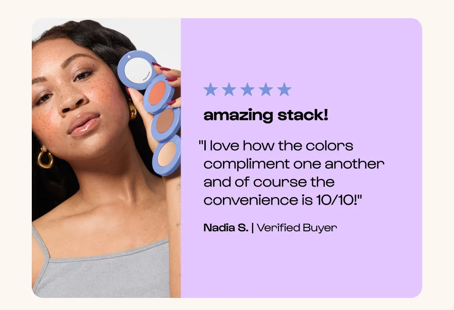 amazing stack! "I love how the colors compliment one another and of course the convenience is 10/10!" Nadia S. | Verified Buyer