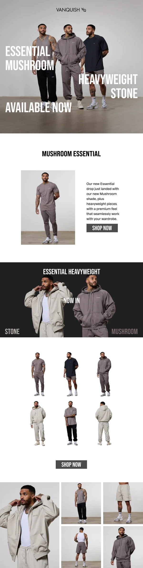New arrivals Essential mushroom and stone heavyweight