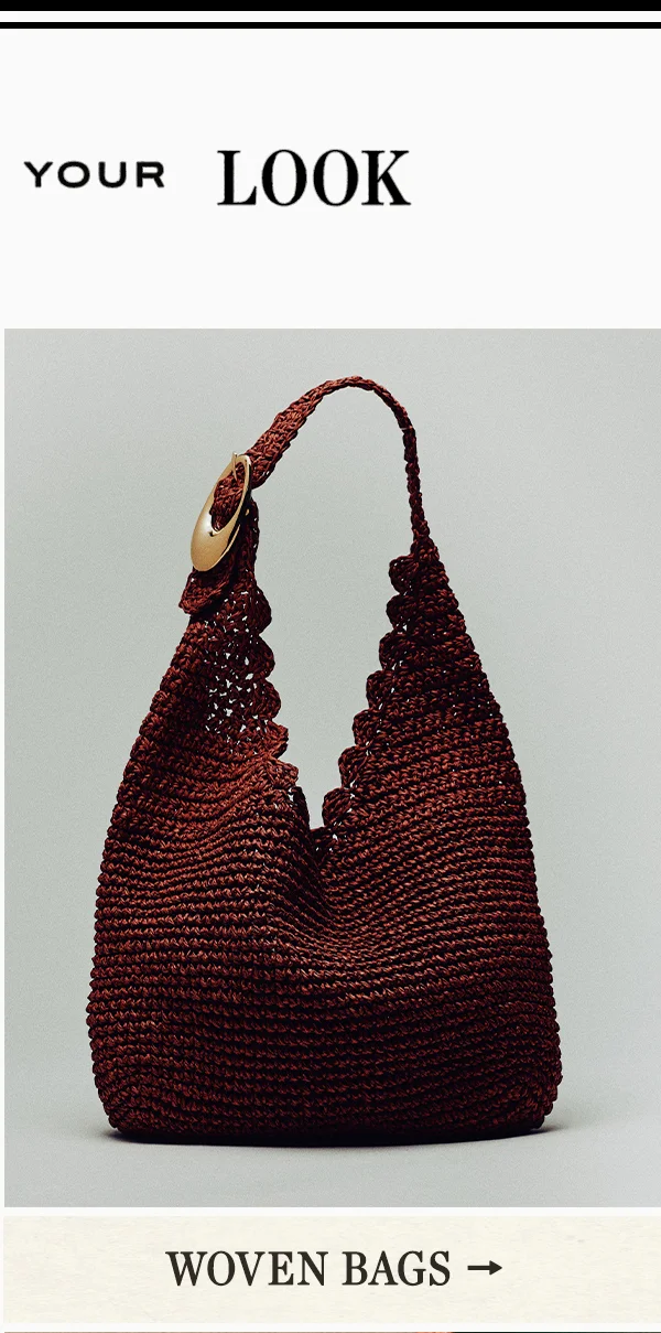 complete your look, woven bags
