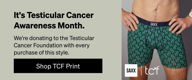 It's Testicular Cancer Awareness Month.