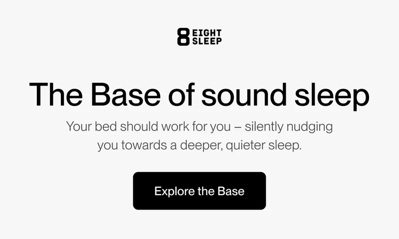 The Base of sound sleep Your bed should work for you – silently nudging you towards a deeper, quieter sleep.