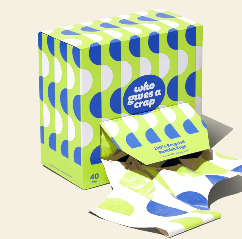 Image: 100% Recycled Trash Bags