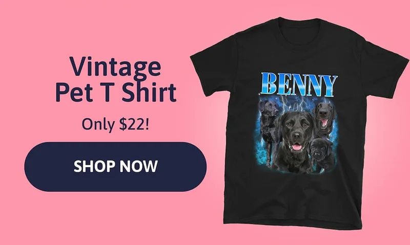 Vintage Pet Face T-shirt. Only $22!