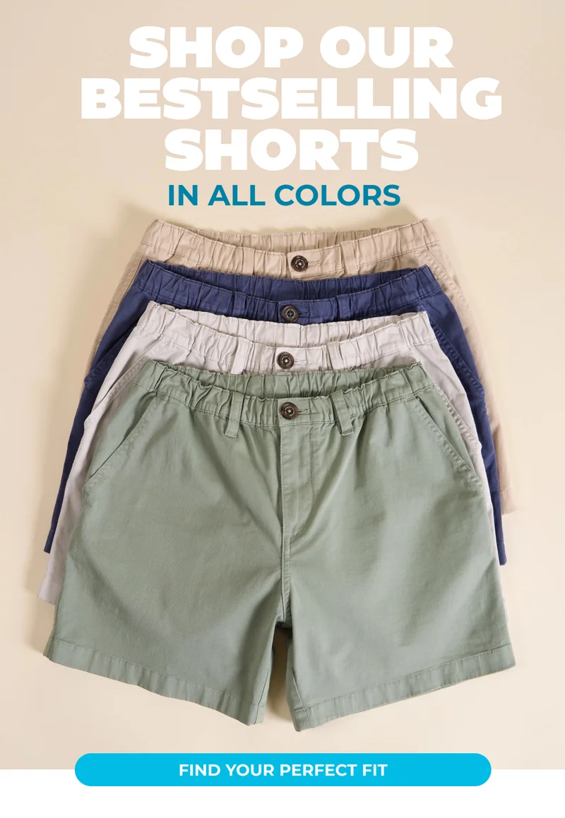 SHOP OUR BESTSELLING SHORTS IN ALL COLORS: The Originals