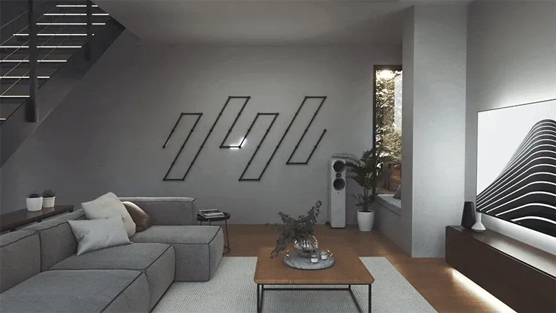 Nanoleaf's Music Sync GIF