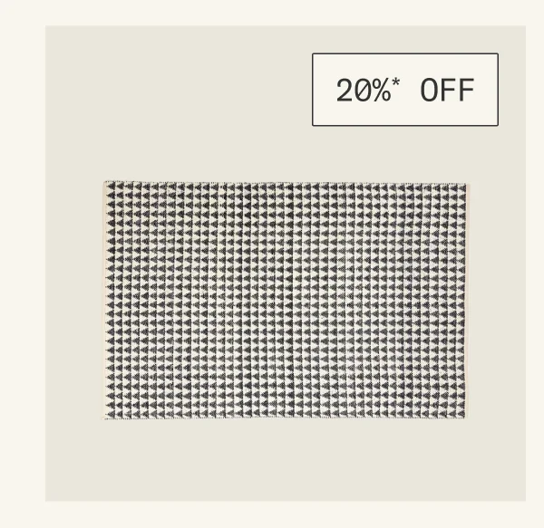 Save 20%* on all Rugs
