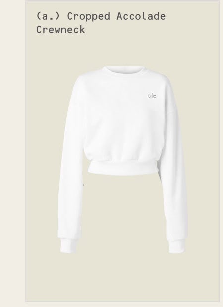 CROPPED ACCOLADE CREWNECK