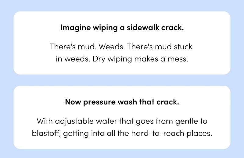 GET 2X CLEANER