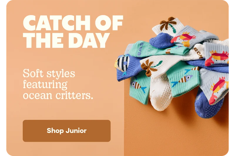 CATCH OF THE DAY | Soft styles featuring ocean critters. | Shop Junior