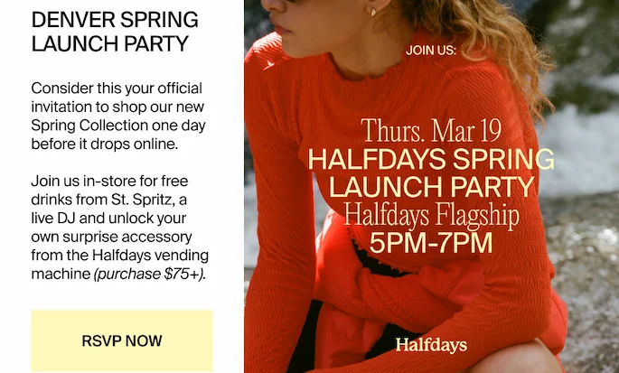 RSVP to Denver Spring Launch Party
