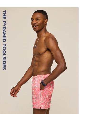 Classic Swim Trunk: The Pyramid Poolsides
