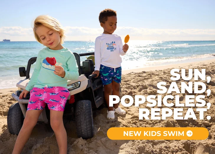 Sun, Sand, Popcicles, Repeat. NEW KIDS SWIM