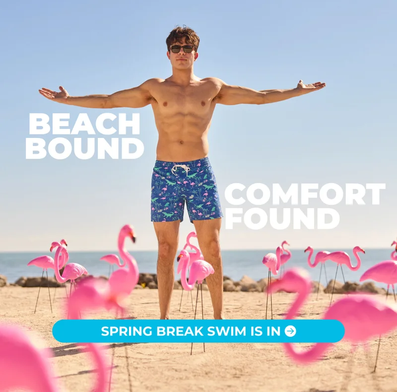 BEACH BOUND, COMFORT FOUND: Spring Break Swim Is In