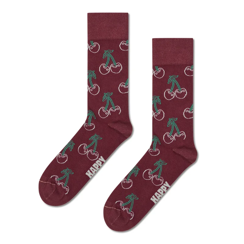 Cherry Natural Dye Sock