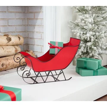 Metal Decorative Sleigh by Valerie