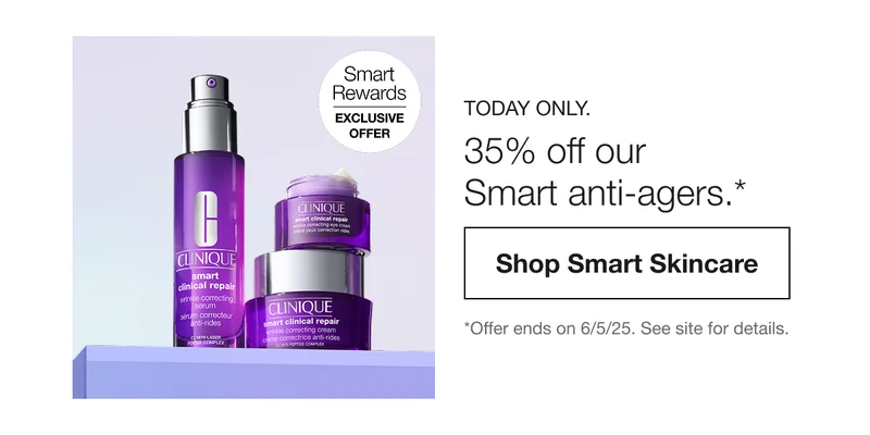 Smart Rewards Exclusive Offer  | Today Only. | 35% off our  Smart anti-agers.* | Shop Smart Skincare *Offer ends on 6/5/25.  See site for details.