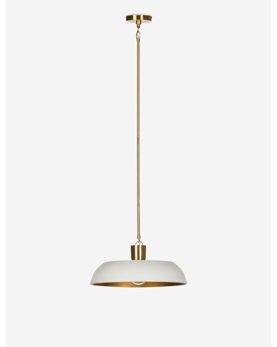 Robinson Pendant Light-White / 18"Dia