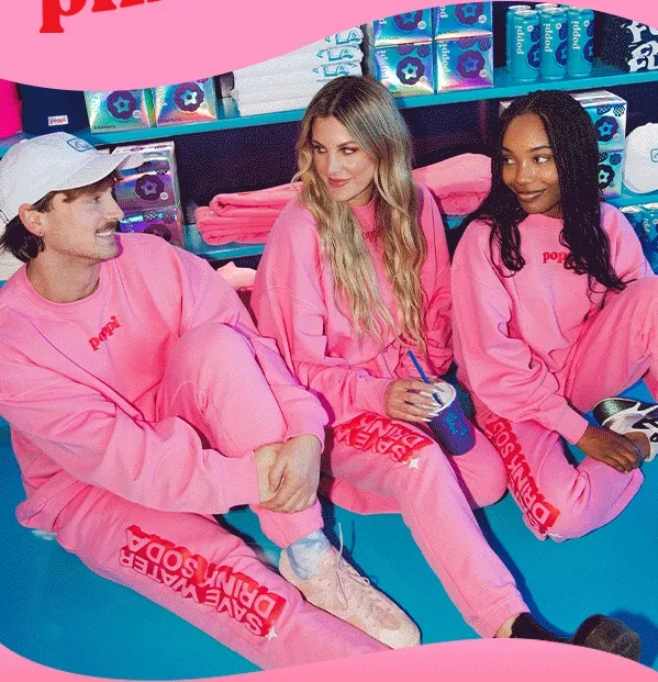 the pink sweatsuit is back!
