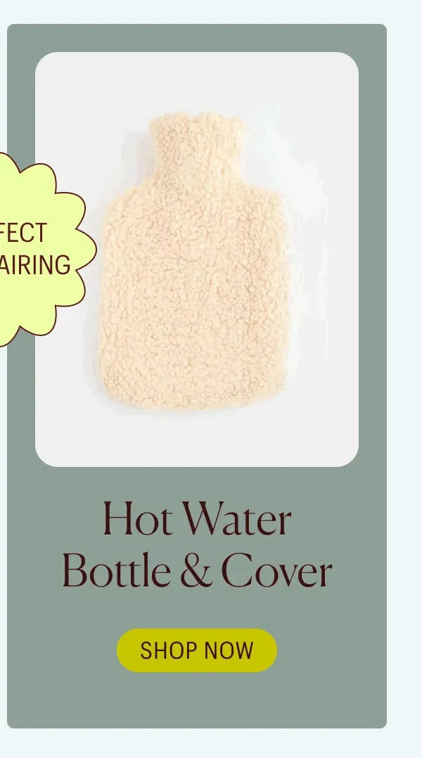 Hot Water Bottle & Cover