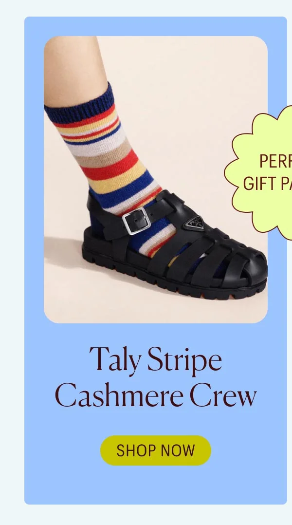 Perfect Gift Pairing: Cashmere Sock