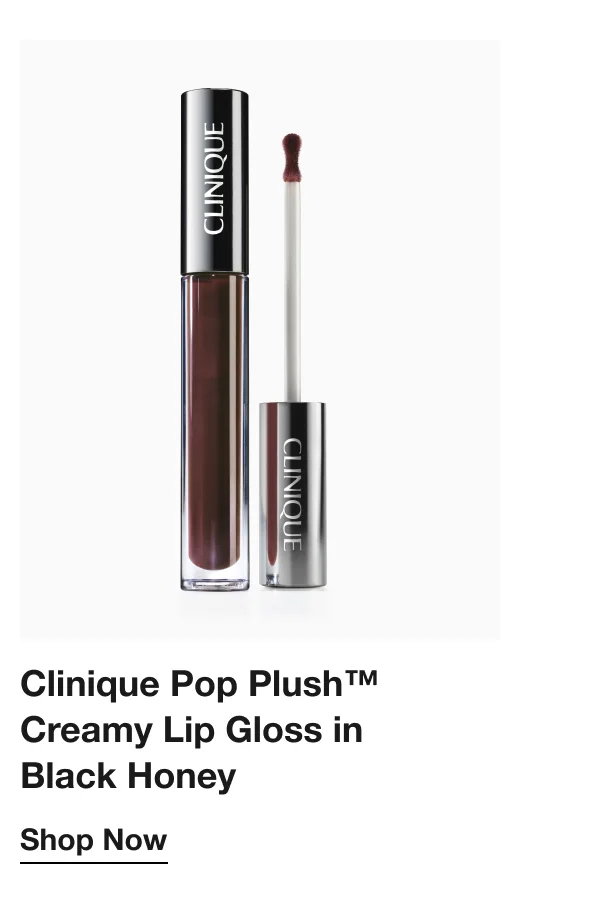 Clinique Pop Plush™ Creamy Lip Gloss in Black Honey | Shop Now