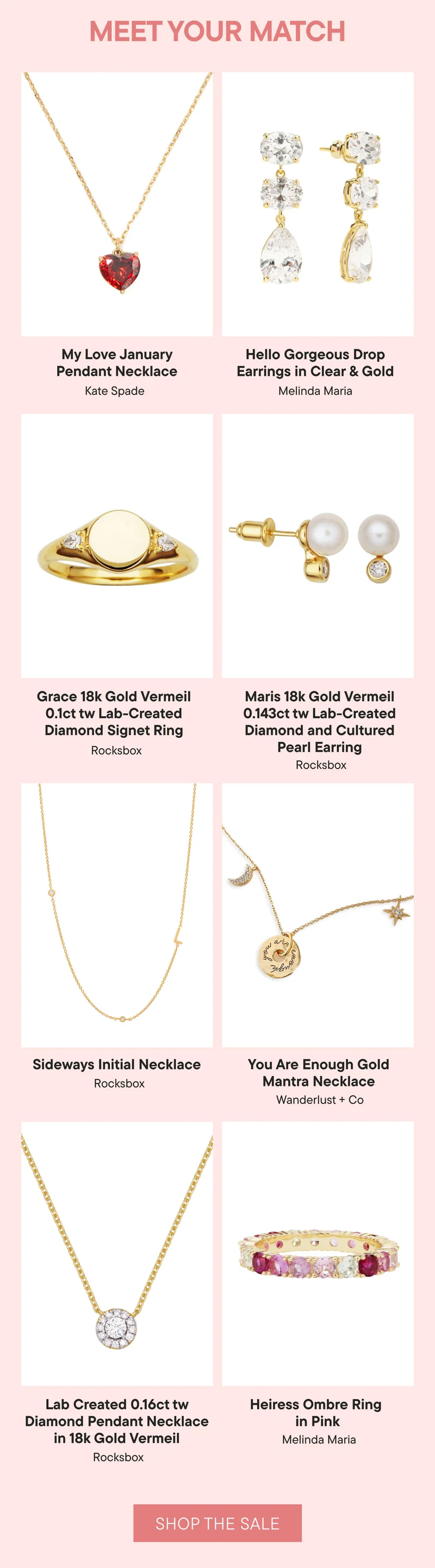 Meet Your Match. SHOP THE SALE