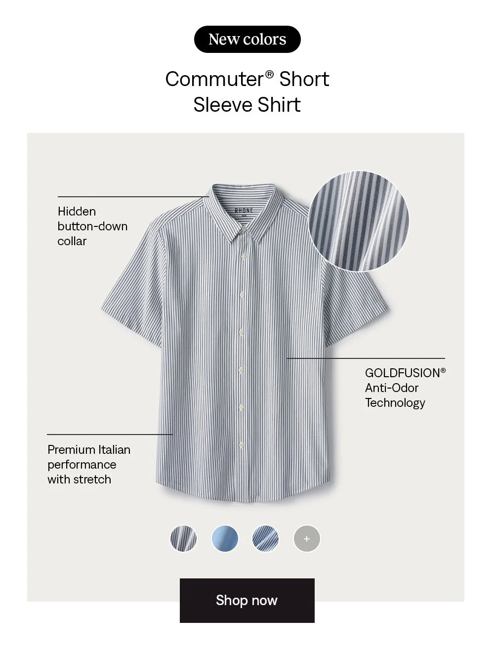Commuter® Short Sleeve Shirt - Classic Fit