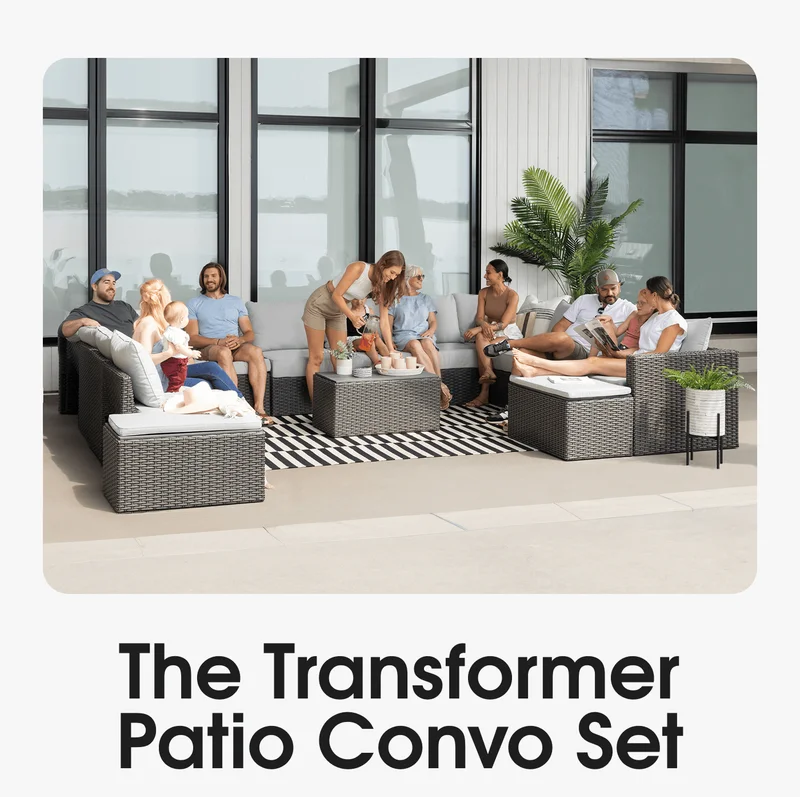 Transformer Patio Convo Set