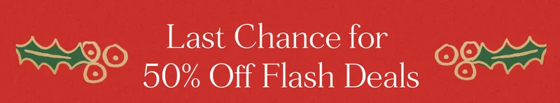 Last Chance for 50% off Flash Deals