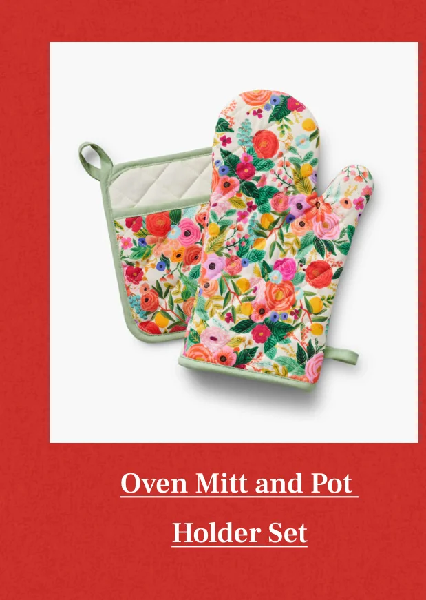 Oven Mitt and Pot Holder Set
