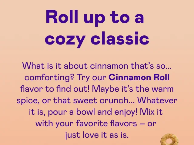 Roll up to a cozy classic