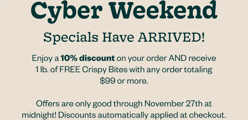 cyber weeknd specials have arrived!