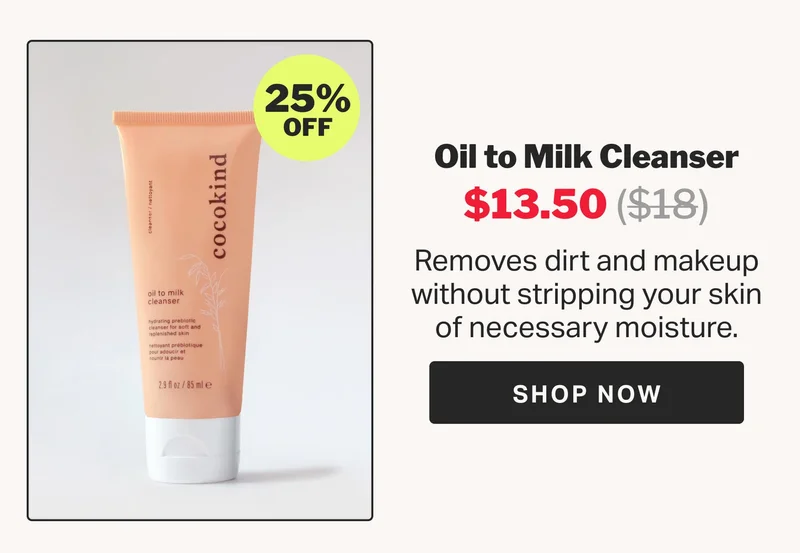 shop oil to milk cleanser
