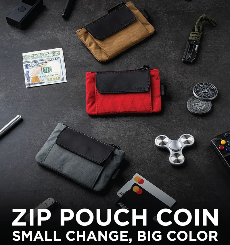zip pouch coin