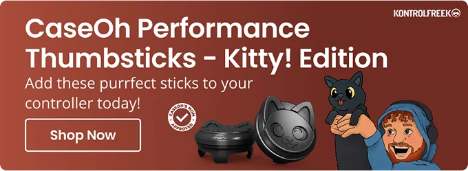 CaseOh Performance Thumbsticks - Kitty! Edition | Add these purrfect sticks to your controller today! | Shop Now