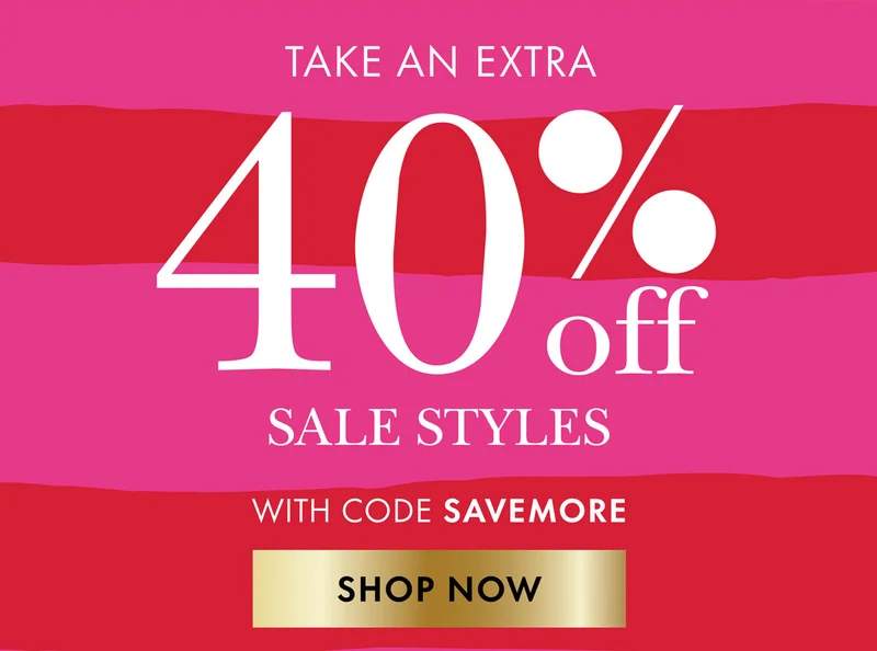 Take An Extra 40% Off Sale Styles With Code discount code