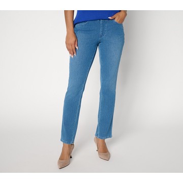 Belle by Kim Gravel Flexibelle Straight-Leg BelleCurve Jean