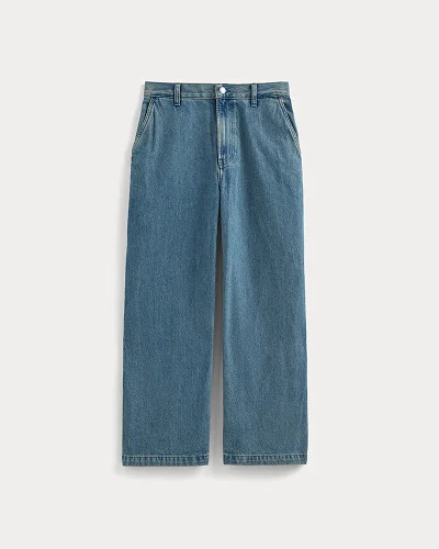 Image | Baggy Rigid Jean | Mid Indigo