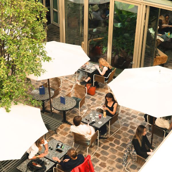 Paris courtyard