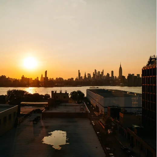 Sunset in Williamsburg