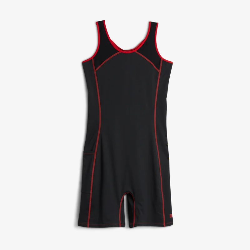 Image of Swim 6" Racerback Unisuit - Red Edge