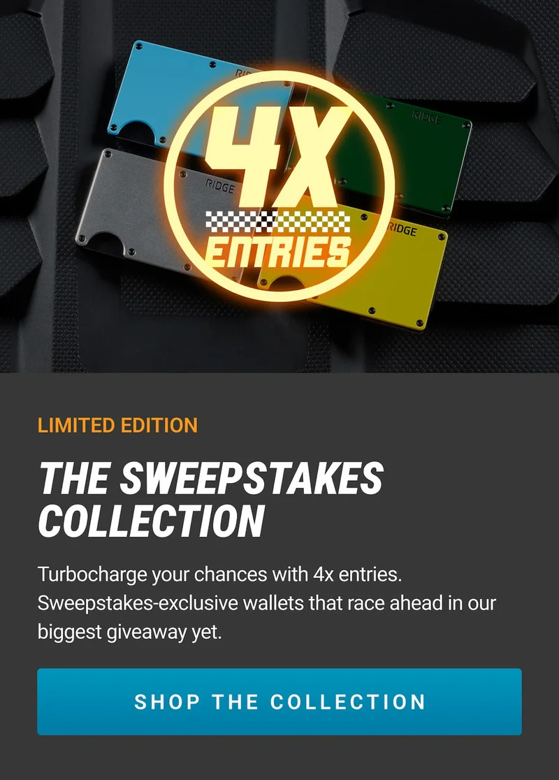 4x Entries on Sweepstakes Kits | Shop Now