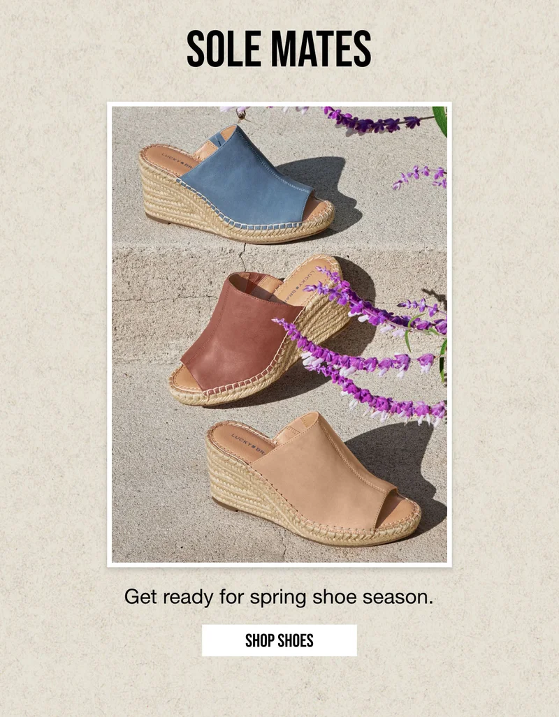 SOLE MATES | Get ready for spring shoe season. | SHOP SHOES