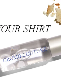CROISSANT FLAKES ON YOUR SHIRT