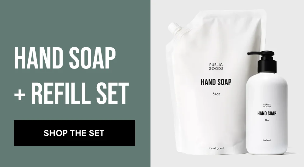 Hand Soap + Refill Set