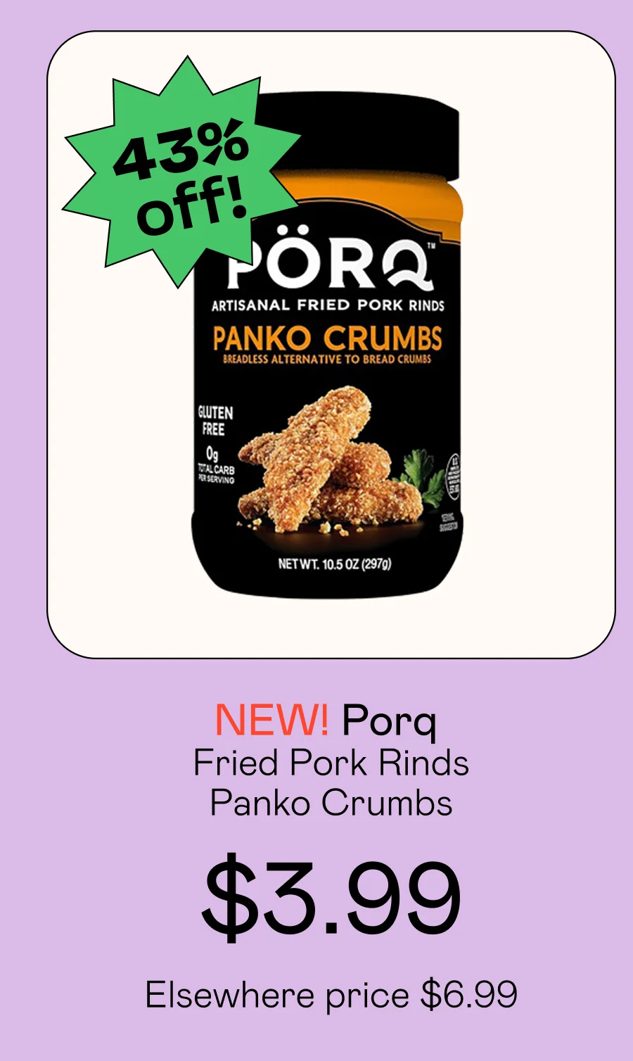 Fried Pork Rinds Panko Crumbs
