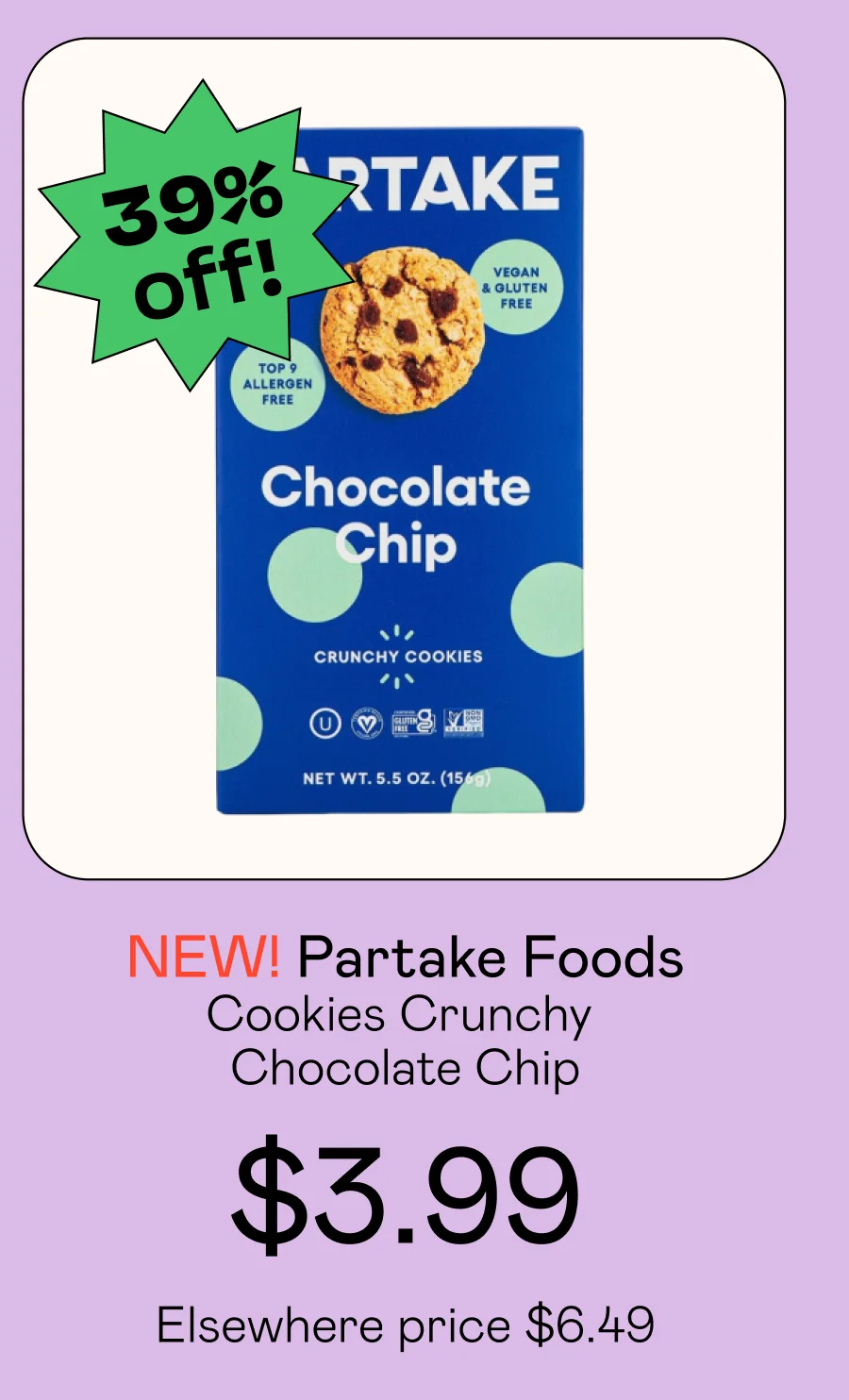 Cookies Crunchy - Chocolate Chip