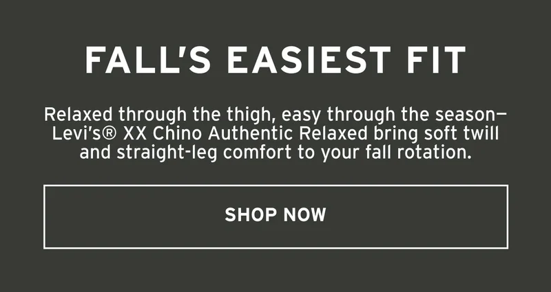 FALL’S EASIEST FIT