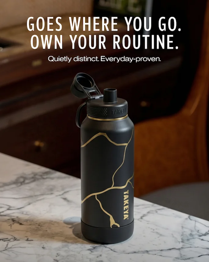 Goes where you go. Own your routine.